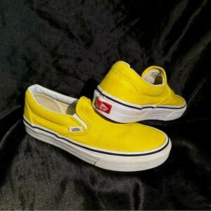 Vans Slip Ons Yellow Unisex